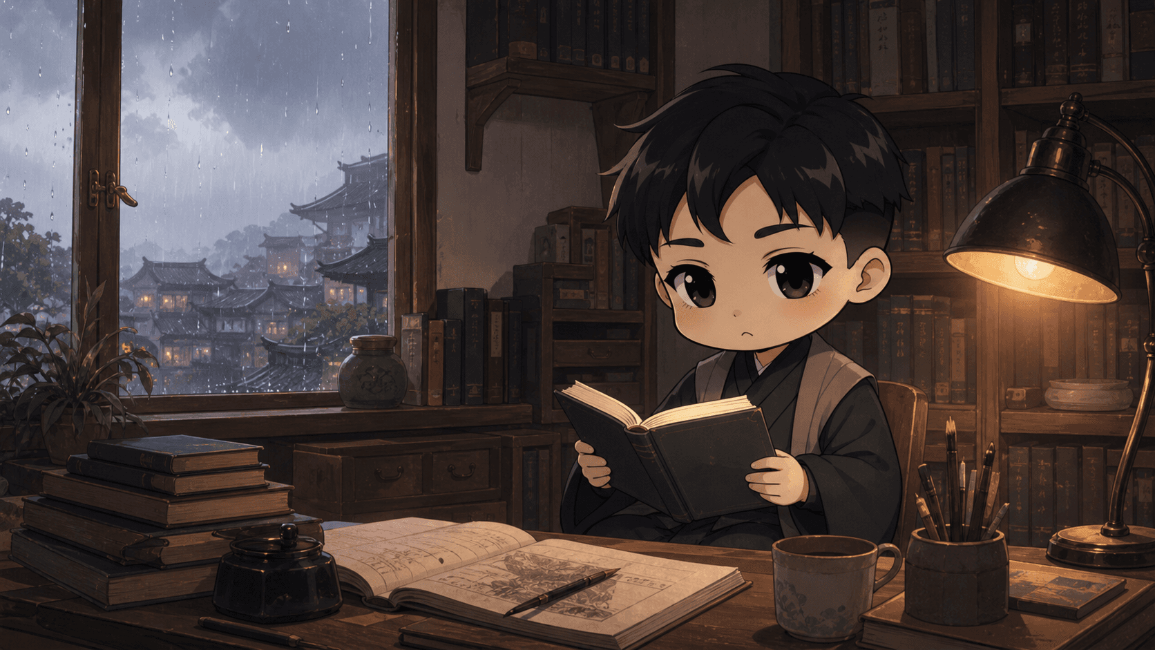 Aristotle in their illustrated space
