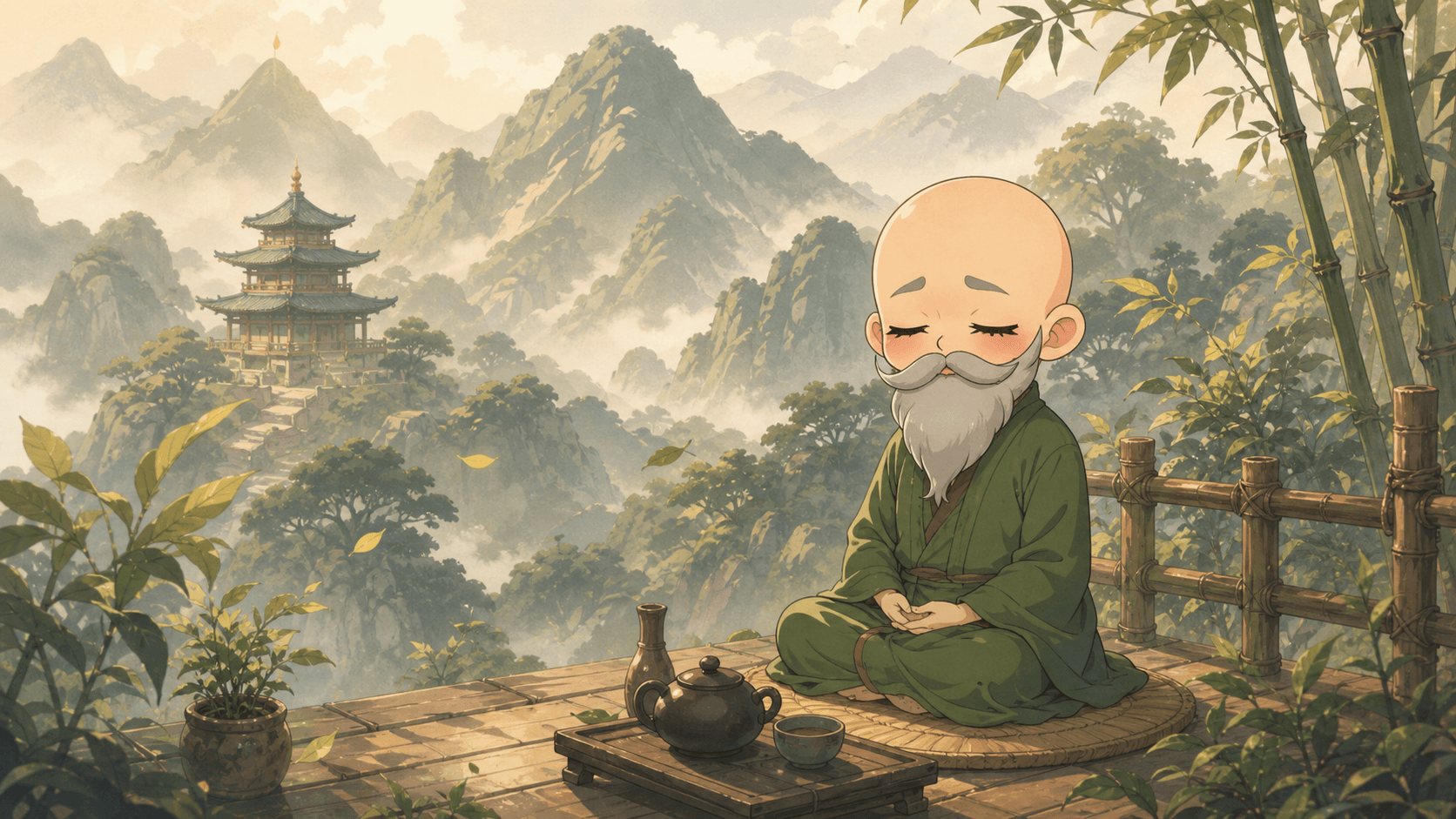 Venerable Ming in their illustrated space