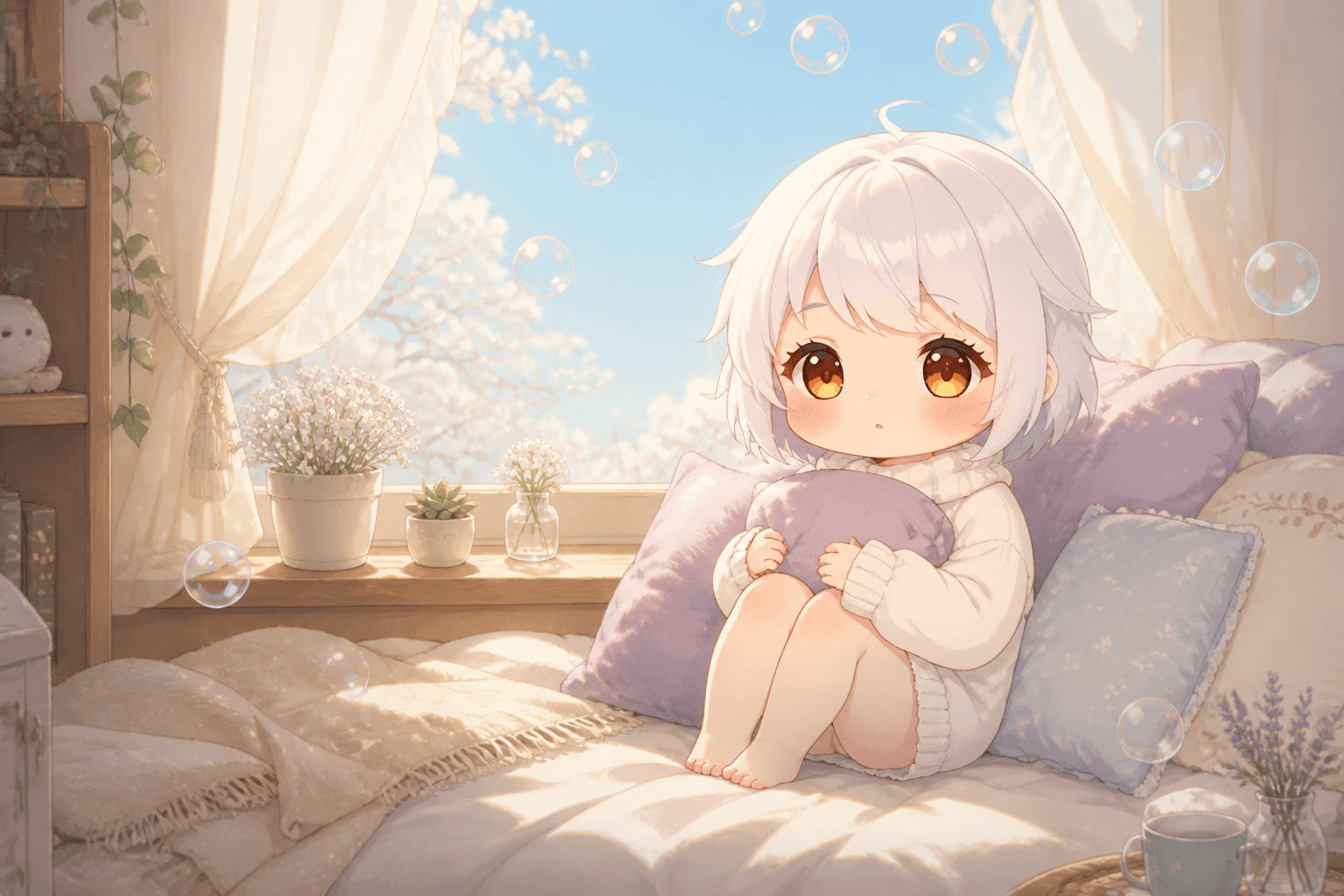 Cotton in their illustrated space
